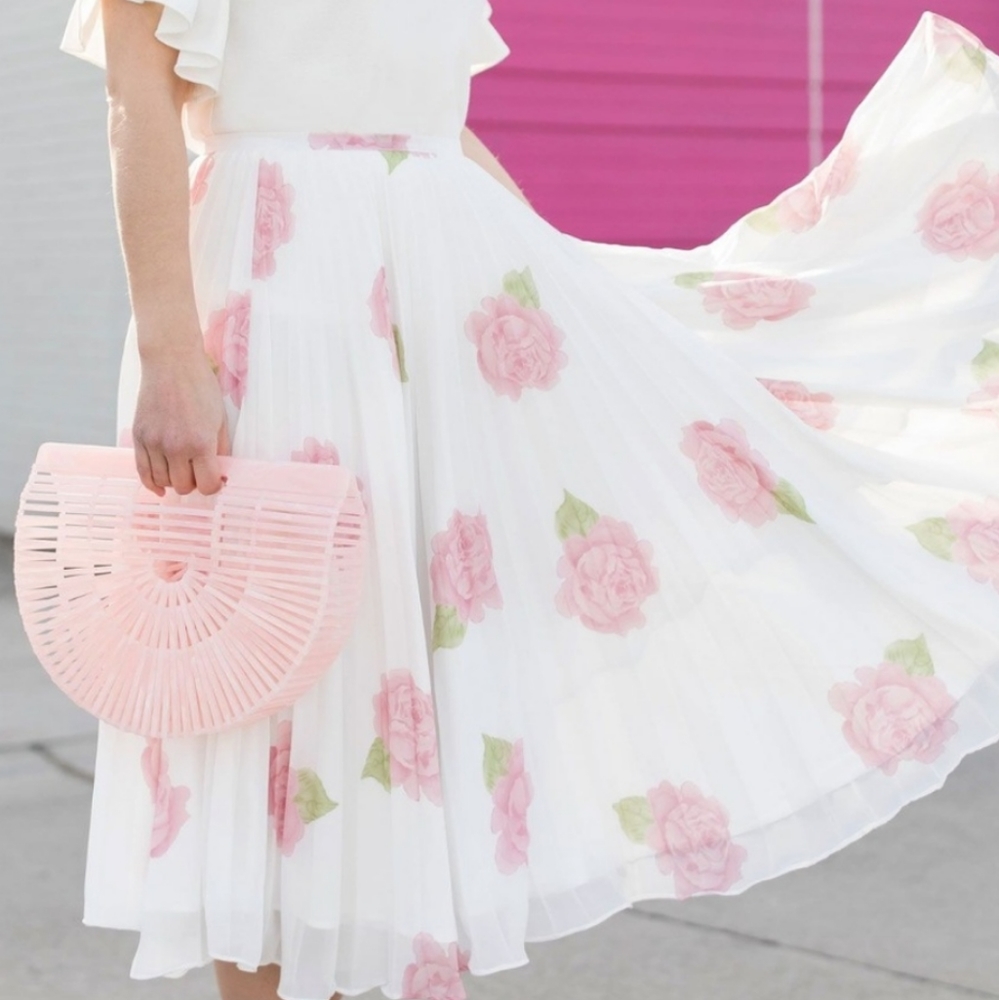 Baby pink acrylic ark bag